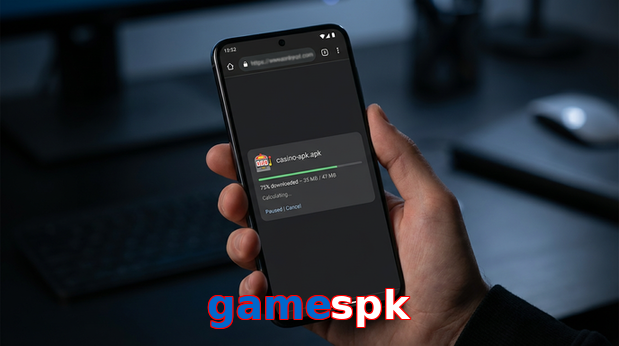 Main screen of Gamespk apk page for PK players