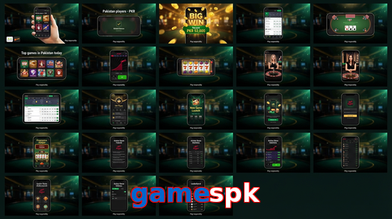 Main screen of Gamespk bet page for PK players