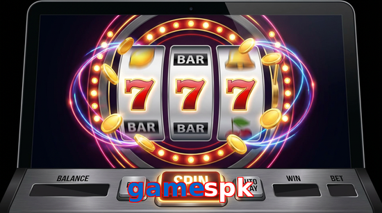 Main screen of Gamespk slots page for PK players